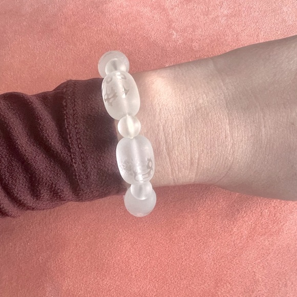 Bundle sale 2 for $9 NWOT Unisexual Buddhist buddha Stretch beads Bracelet - Picture 4 of 5